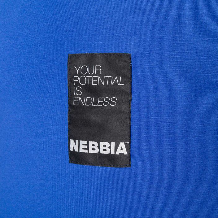 NEBBIA мъжки потник за тренировка Your Potential Is Endless blue 7
