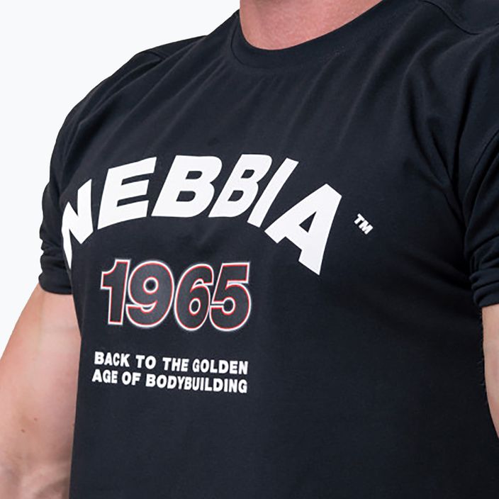 NEBBIA Golden Era мъжка тренировъчна тениска черна 1920130 8