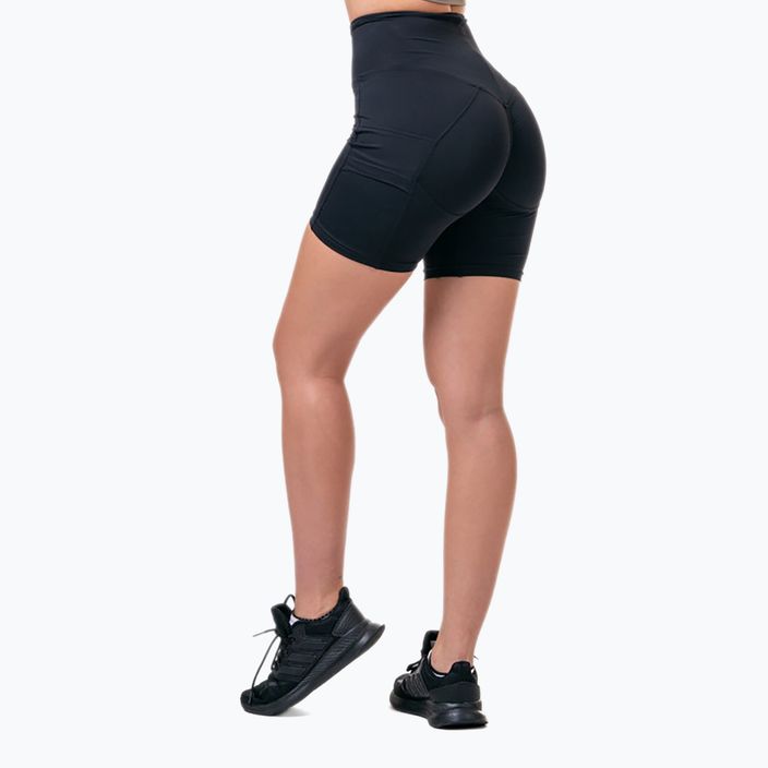 NEBBIA Biker Fit & Smart дамски къси панталони за тренировка черно 5750110 2
