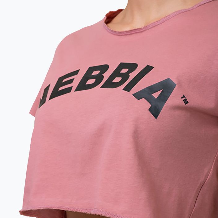 NEBBIA дамски топ със свободна кройка и спортен стил, розов 5830710 3