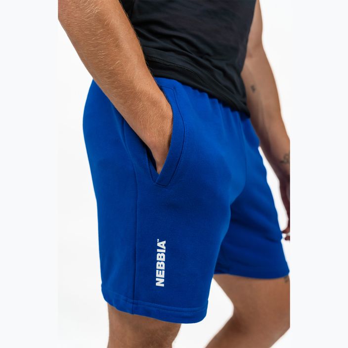 Мъжки къси панталони NEBBIA Relaxed-Fit Maximum blue 4
