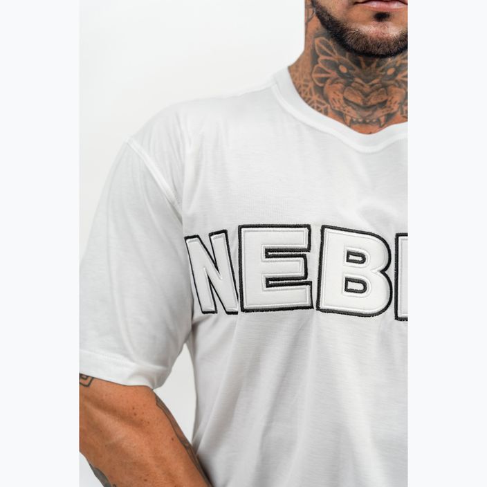 NEBBIA Legacy мъжка тениска бяла 4