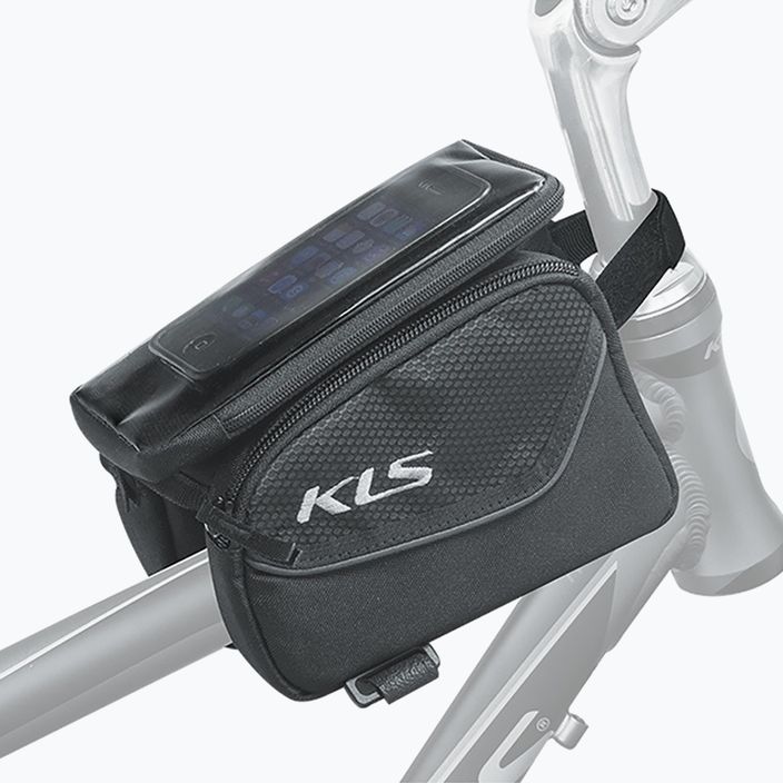 Чанта за рамка на велосипед Kellys черна ALPHA 6