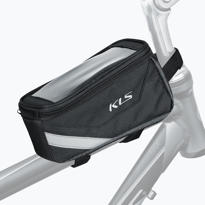 Чанта за рамка на велосипед Kellys черна BRICK ECO 7