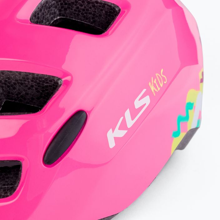 Детска велосипедна каска Kellys розова ZIGZAG 022 8