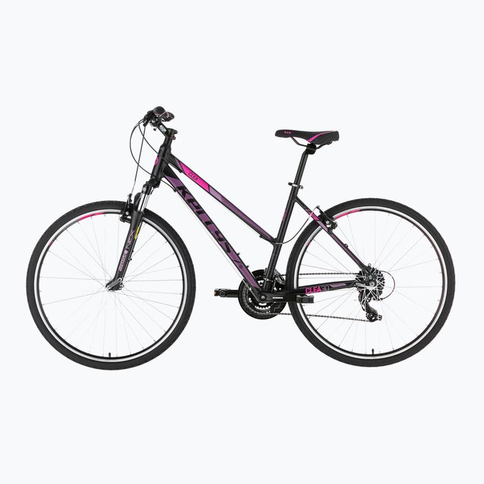 Kellys Clea 30 дамски кросов велосипед черен/розов 2