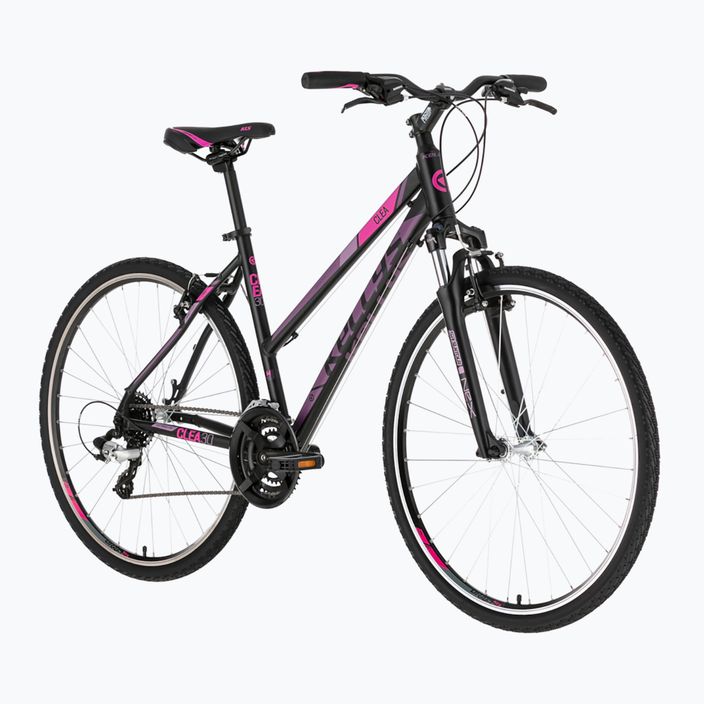 Kellys Clea 30 дамски кросов велосипед черен/розов 5