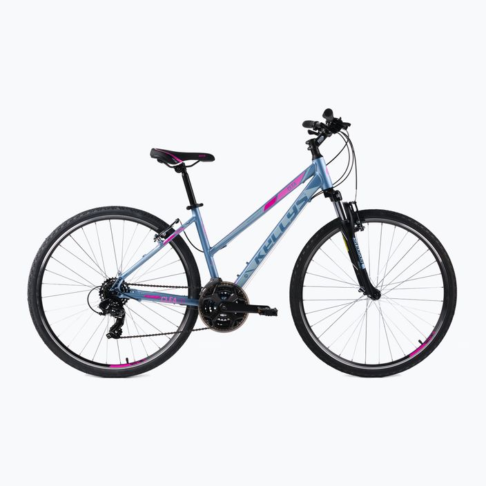 Kellys Clea 10 дамски крос велосипед сиво-розов 72318