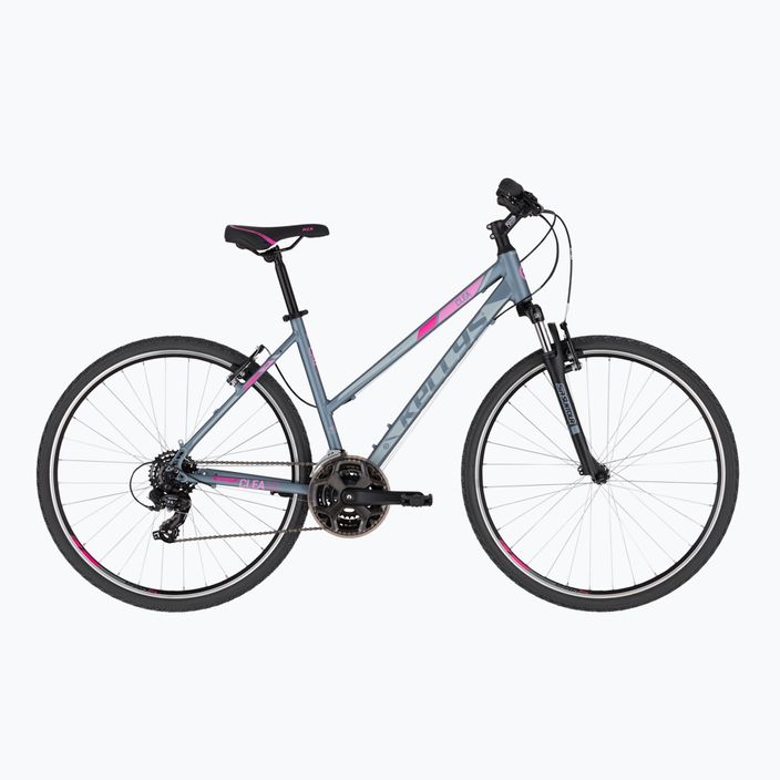 Kellys Clea 10 дамски крос велосипед сиво-розов 72318 14