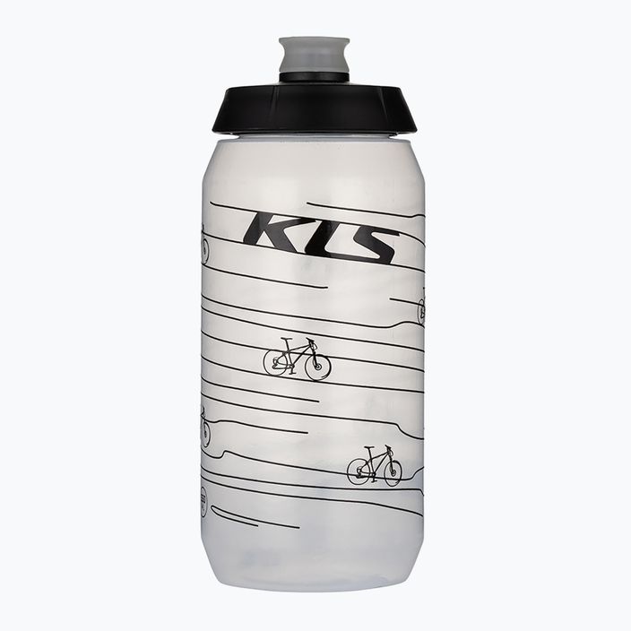 Велосипедна бутилка Kellys Kolibri 550 ml прозрачна бяла