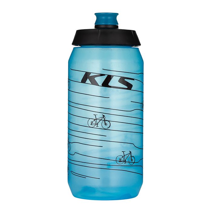 Велосипедна бутилка Kellys Kolibri 550 ml прозрачно синя 2