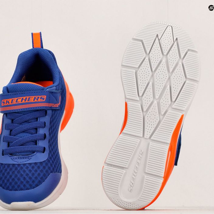 Детски обувки за обучение SKECHERS Microspec Max Gorvix royal/orange 12