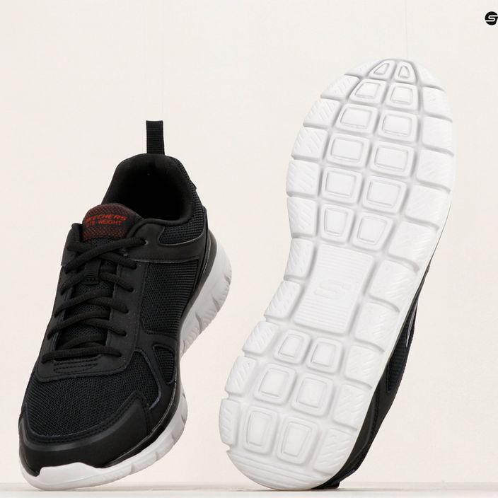 Мъжки обувки за тренировка SKECHERS Track Scrolic черни/червени 18