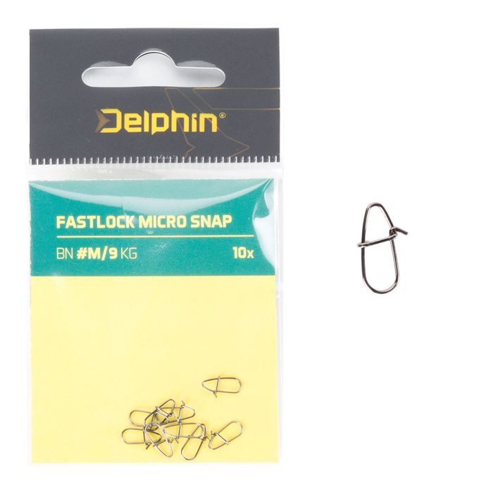 Delphin Fastlock Micro Snap 10 бр. сребро 969C04100 2