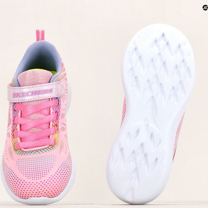 Детски обувки за обучение SKECHERS Go Run 600 Shimmer Speeder светло розово/мулти 18
