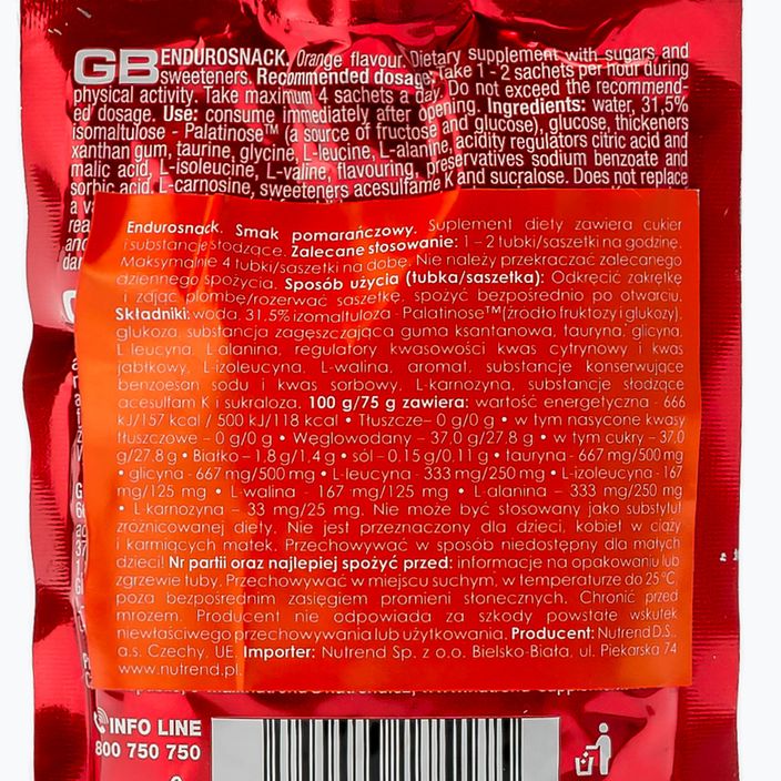 Nutrend Endurosnack енергиен гел 75g оранжев VG-005-75-PO 2