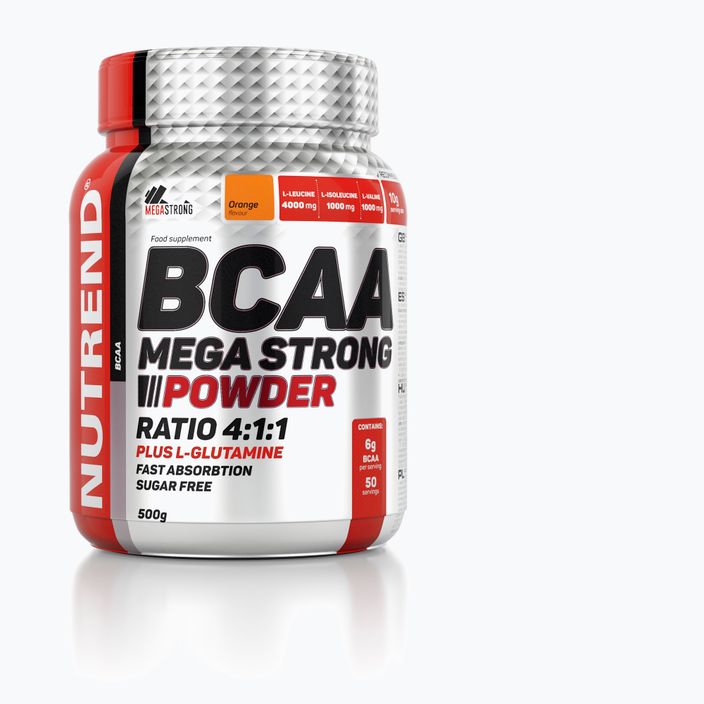 BCAA Mega Strong Nutrend аминокиселини 500g оранжев VS-045-500-PO