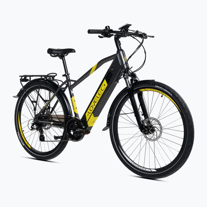 LOVELEC Komo Man 16Ah сиво-жълт електрически велосипед B400363 2