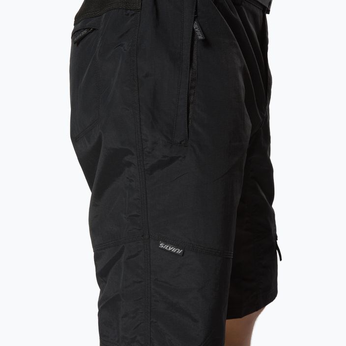 Мъжки къси панталони за колоездене SILVINI Rango black 3120-MP1616/0808 5