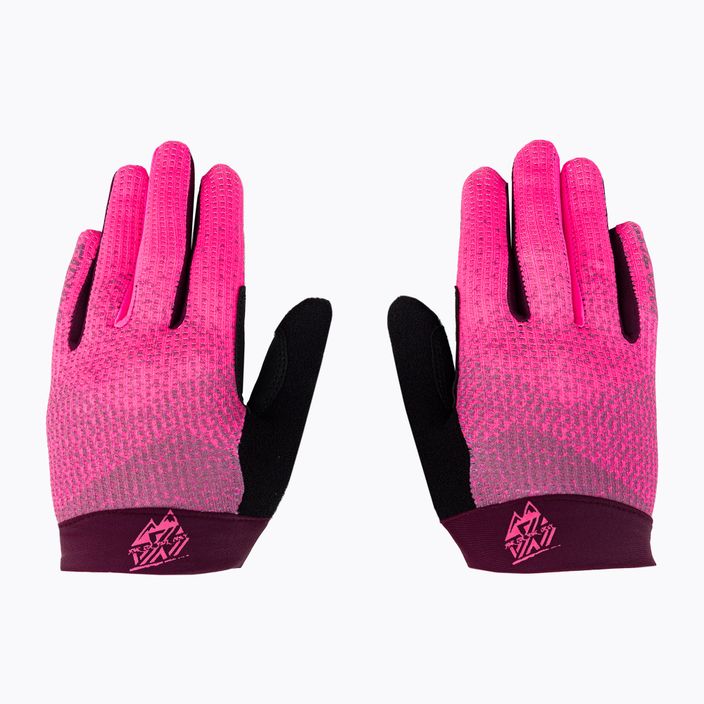 SILVINI Calvi детски ръкавици за колоездене черни/розови 3123-CA2270/52911 3