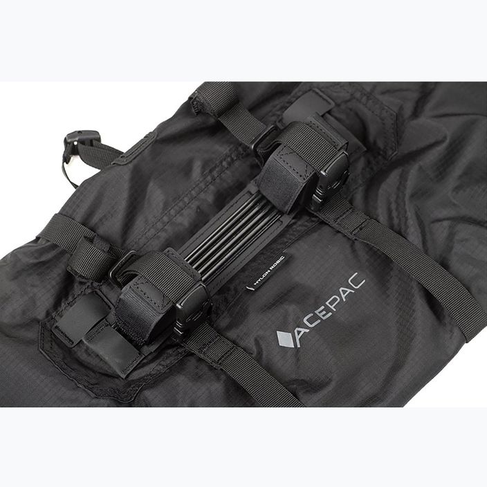Acepac Bar Roll MKIII чанта за велосипед за кормило 16 л черна 7
