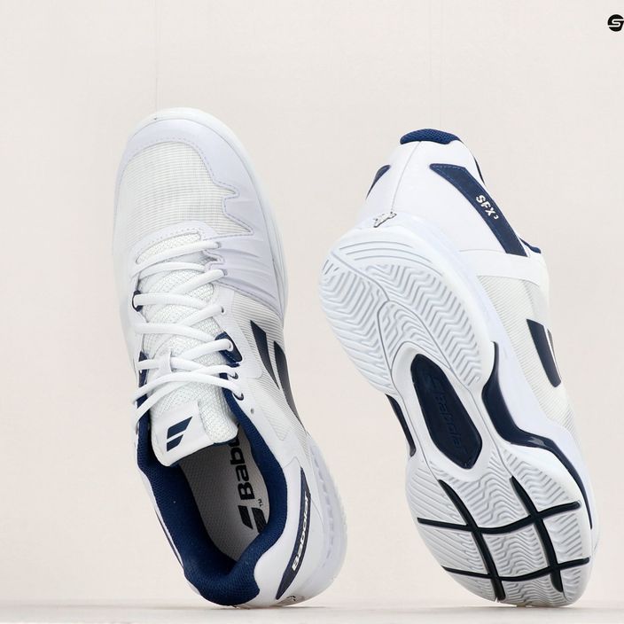 Мъжки обувки за тенис Babolat SFX3 All Court white/navy 18