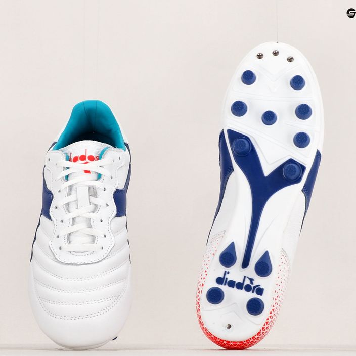 Мъжки футболни обувки Diadora Brasil GR LT+ MDPU white/navy 19