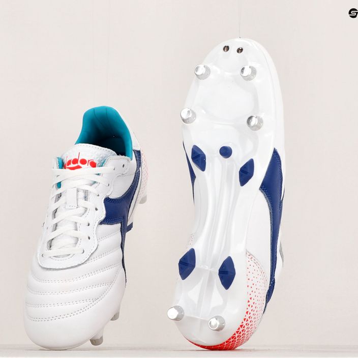 Мъжки футболни обувки Diadora Brasil GR LT+ MPH white/navy 12