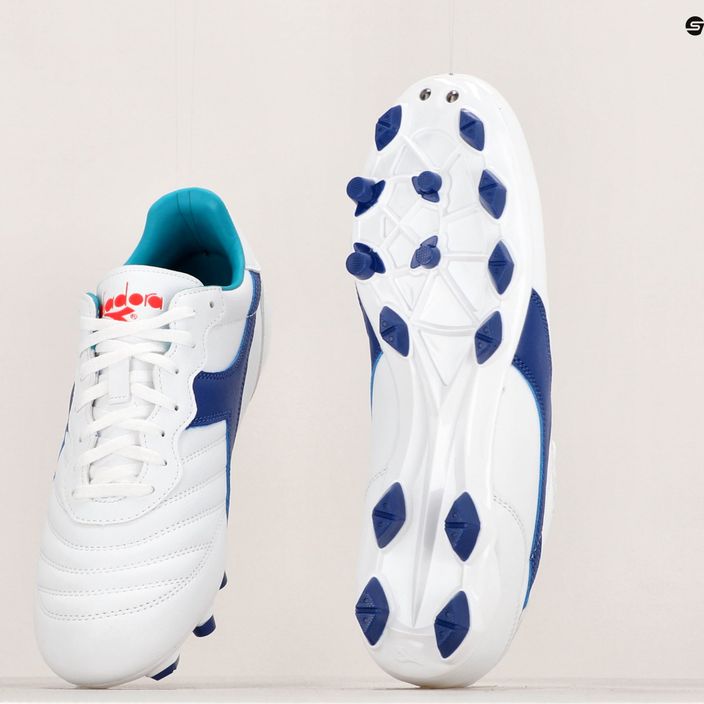 Мъжки футболни обувки Diadora Brasil 2 R LPU white/navy 14