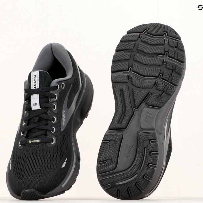 Brooks Ghost 15 GTX дамски обувки за бягане черни/черна перла/сплав 12
