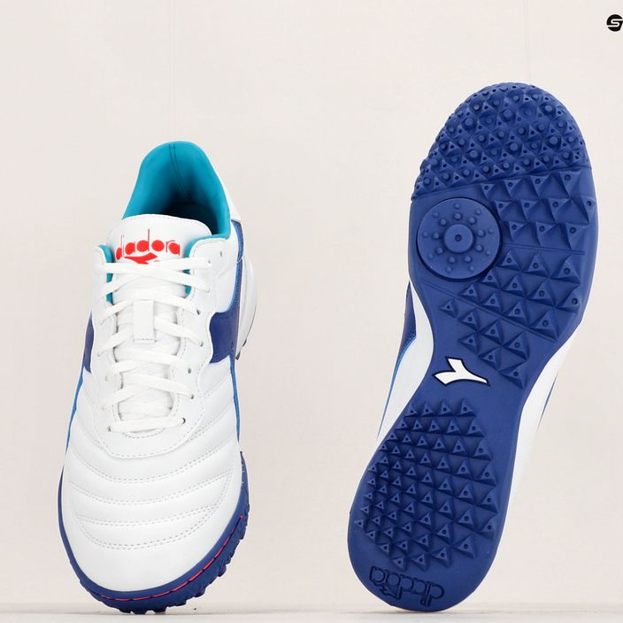 Мъжки футболни обувки Diadora Brasil 2 R TFR white/navy 15