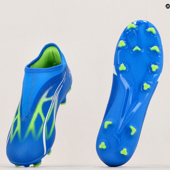 Детски футболни обувки PUMA Ultra Match Ll FG/AG Jr ultra blue/puma white/pro green 12