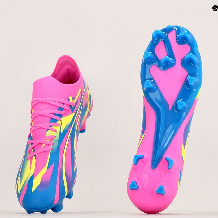 PUMA Ultra Match Energy FG/AG мъжки футболни обувки луминисцентно розово/жълто алармено/ултра синьо 21