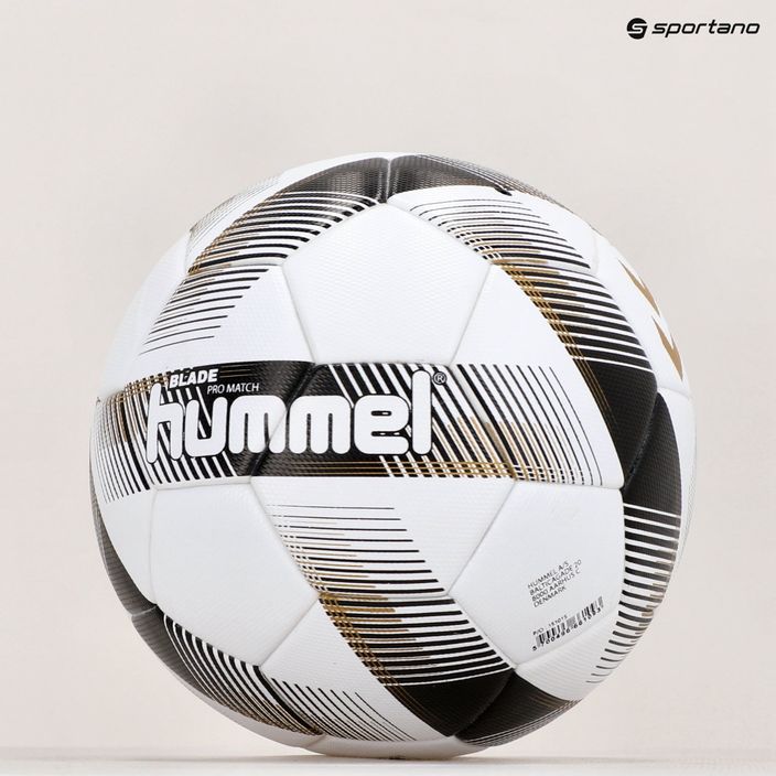Hummel Blade Pro Match FB футболна топка бяло/черно/златно размер 5 6