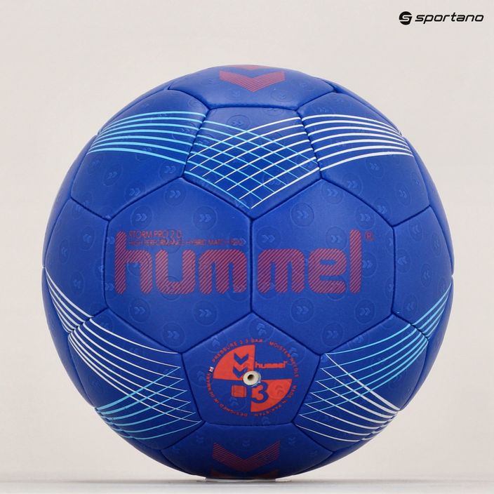 Hummel Storm Pro 2.0 HB blue/red хандбал размер 3 5