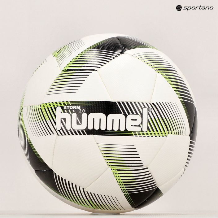 Hummel Storm 2.0 FB футбол бяло/черно/зелено размер 4 6