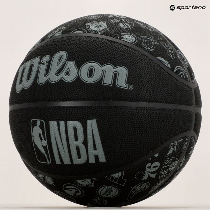 Wilson NBA All Team баскетболен кош черен WTB1300XBNBA 5