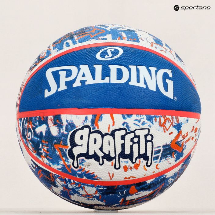 Spalding Graffiti 7 баскетболен кош син и червен 84377Z 6