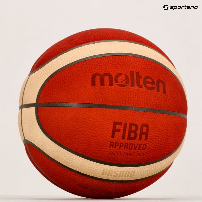 Баскетболна топка Molten B6G5000 FIBA размер 6 4