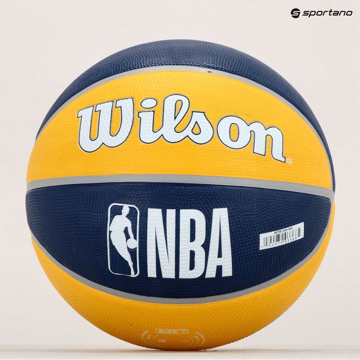 Wilson NBA Team Tribute Indiana Pacers Баскетбол Жълт WTB1300XBIND 6