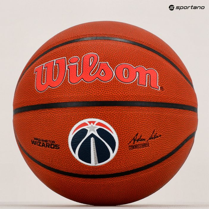 Wilson NBA Team Alliance Washington Wizards баскетбол кафяв WTB3100XBWAS 6