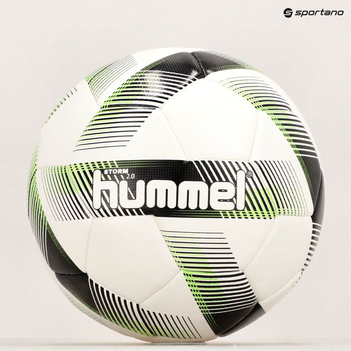 Hummel Storm 2.0 FB футбол бяло/черно/зелено размер 5 5