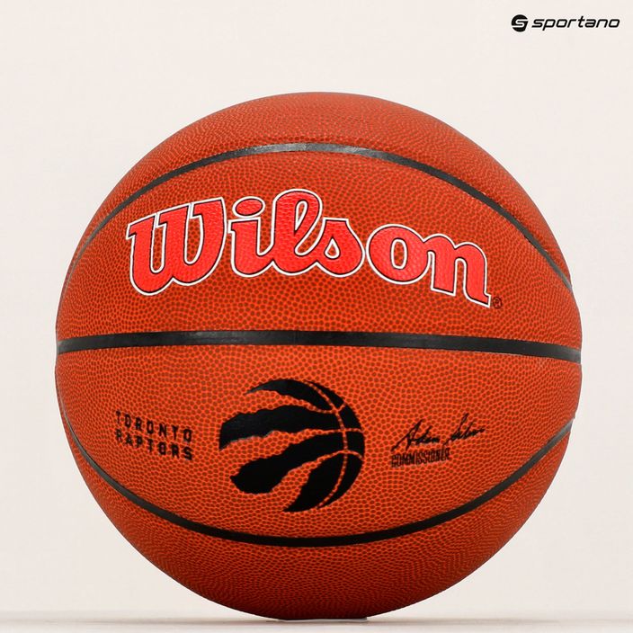 Wilson NBA Team Alliance Toronto Raptors баскетбол кафяв WTB3100XBTOR 6