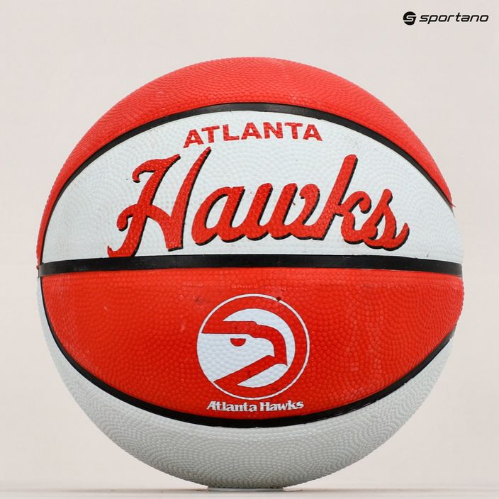Wilson NBA Team Retro Mini Atlanta Hawks Баскетбол Червено WTB3200XBATL 5