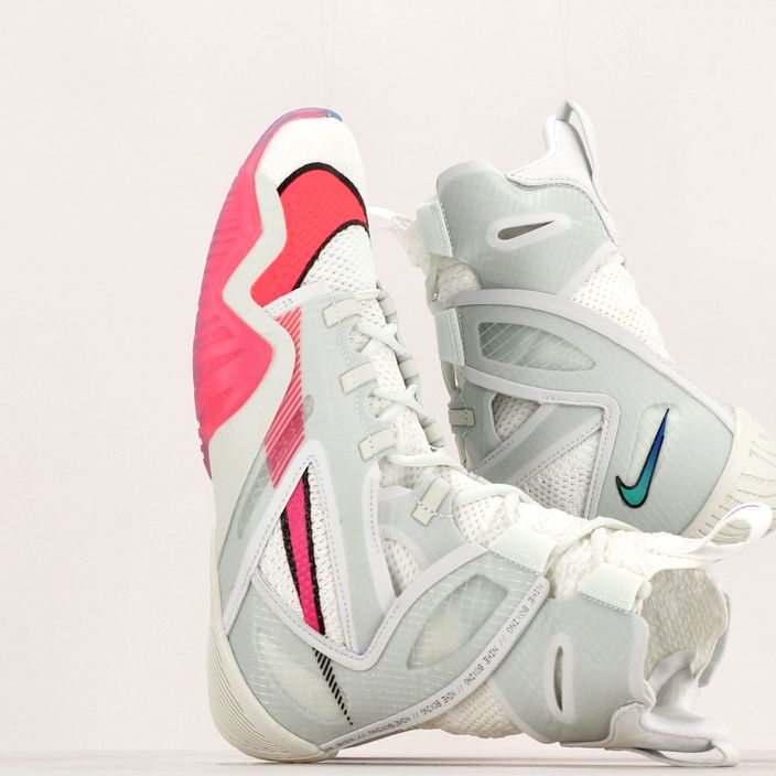 Обувки за бокс Nike Hyperko 2 LE бяло/розово бласт/хидросиньо/хипер 11