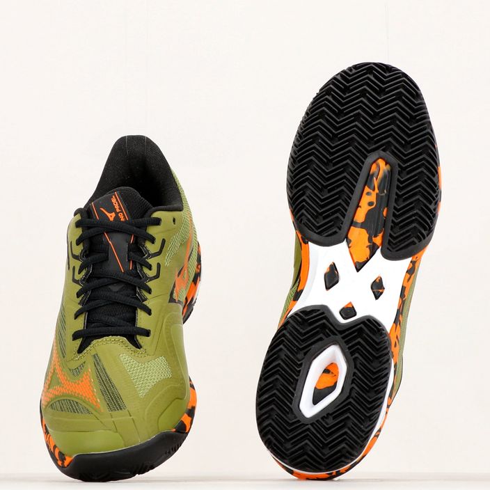 Мъжки обувки Mizuno Wave Exceed Light 2 Padel calliste green / vibrant orange / black 18