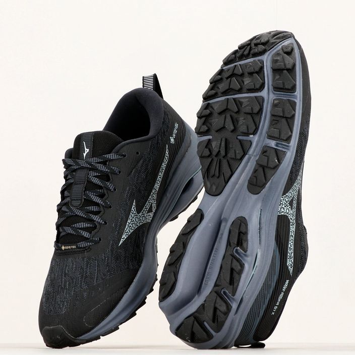 Мъжки обувки за бягане Mizuno Wave Rider GTX black/omre blue/glacial ridge 13