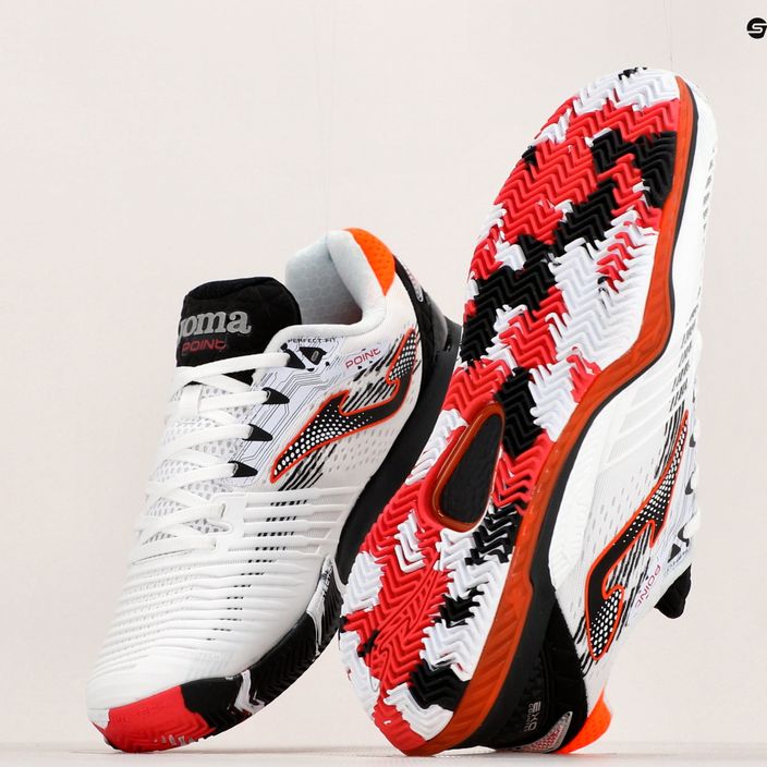 Мъжки обувки за тенис Joma Point white/black/orange 17
