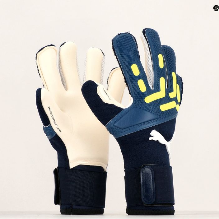 Вратарски ръкавици PUMA Future Pro Hybrid Персийско синьо/прозелено 6