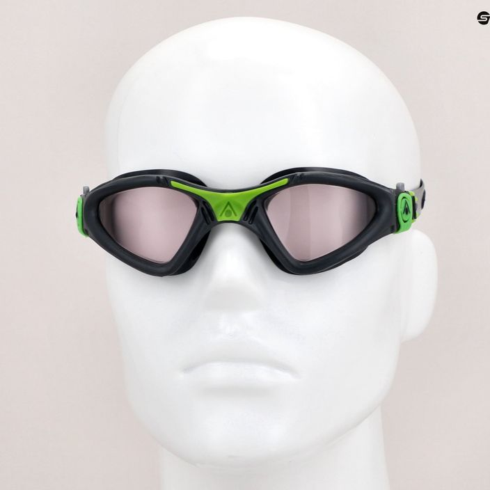 Очила за плуване Aquasphere Kayenne тъмно сиво/зелено 11